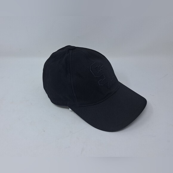 Saint Laurent Hat Baseball Cap Black Logo SL Initials Made in Italy Size 57 cm